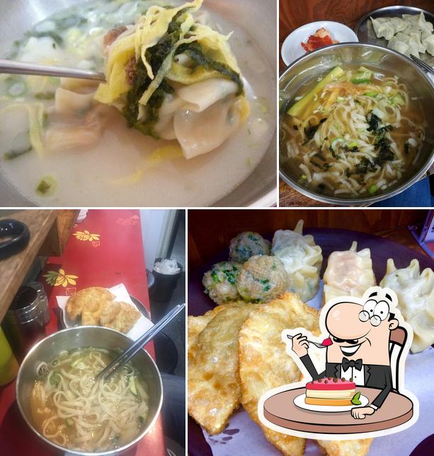 "Bukchon Son-mandu" предлагает разнообразный выбор сладких блюд