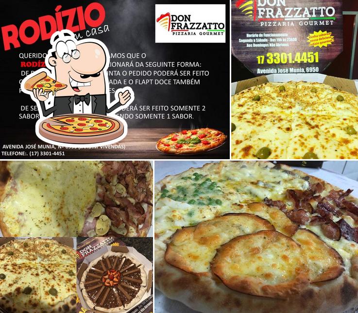 Peça pizza no Don Frazzatto Pizzaria