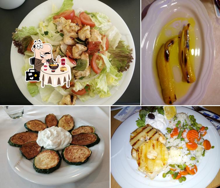 Gerichte im Restaurant El Greco