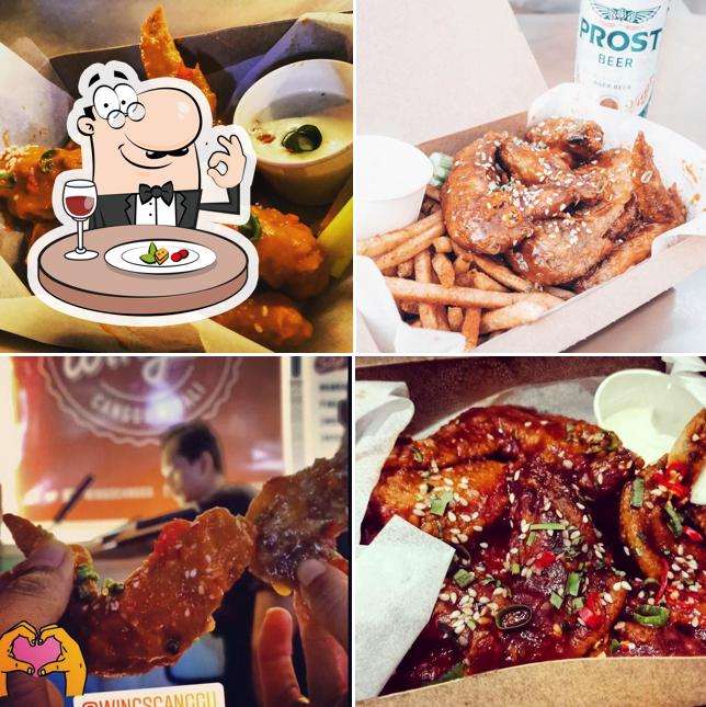 Top 7 restaurants with chicken wings in Canggu, Bali, october 2024