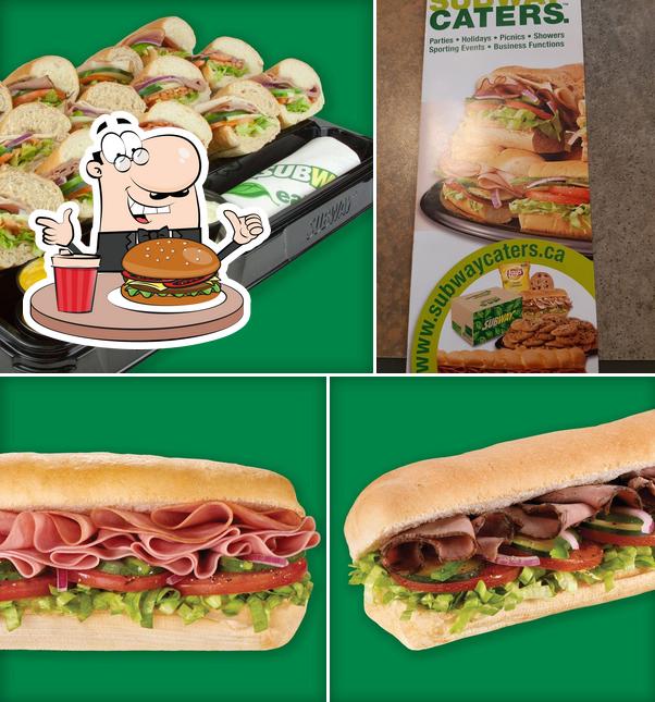 Commandez un hamburger à Subway