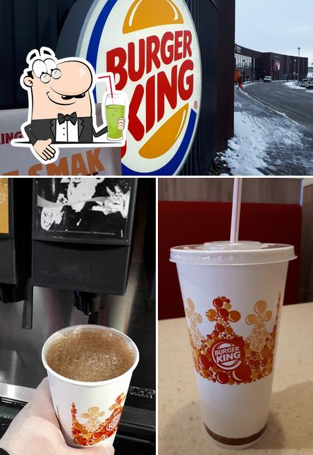 Enjoy a beverage at Burger King