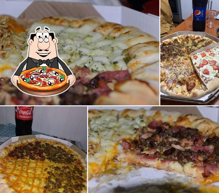 Peça diversos estilos de pizza