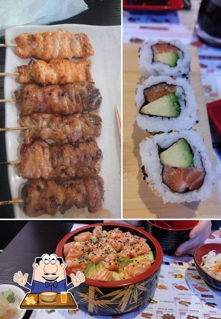 Food at Sushi Epernay