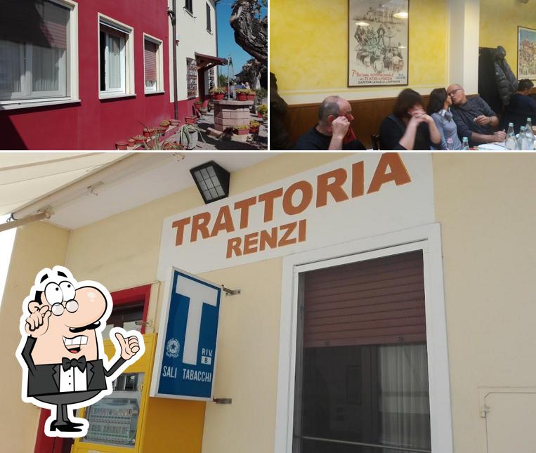 Gli interni di Trattoria "Da Renzi"