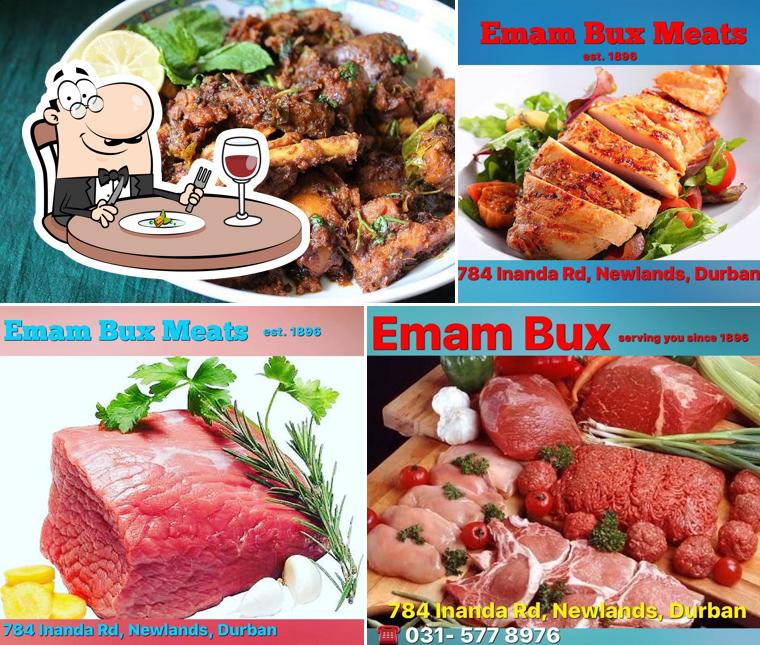 Gerichte im Emam Bux Meats