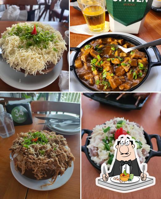 Comida em Feijão Verde