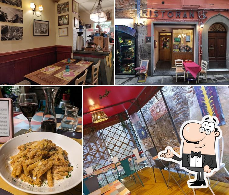 Gli interni di Osteria di Culegna Pisa