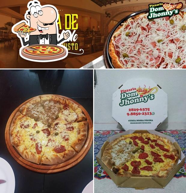 Consiga pizza no Dom Jhonnys Pizzarias