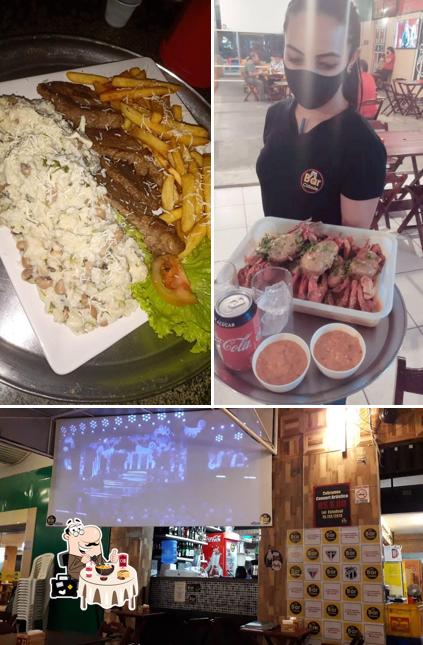 A foto do Bar da Cidade Sul’s comida e interior