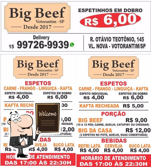 Look at the pic of Big Beef Espetinhos