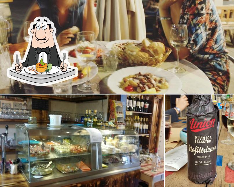 Tra le varie cose da Bar Miramar si possono trovare la cibo e alcol