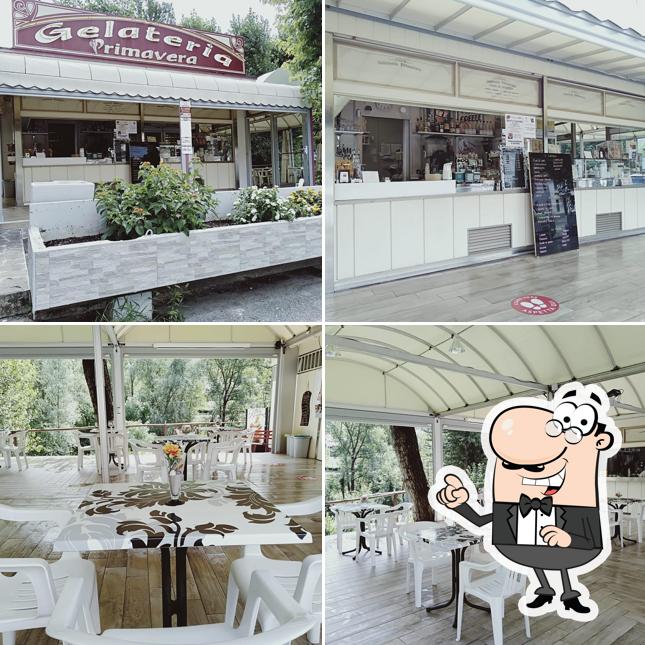 Gli interni di Gelateria Primavera