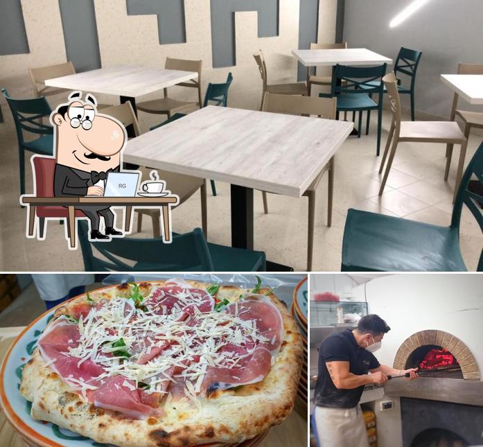 La immagine di interni e pizza da Pizzeria Ludò - Prosciutteria - Bruschetteria