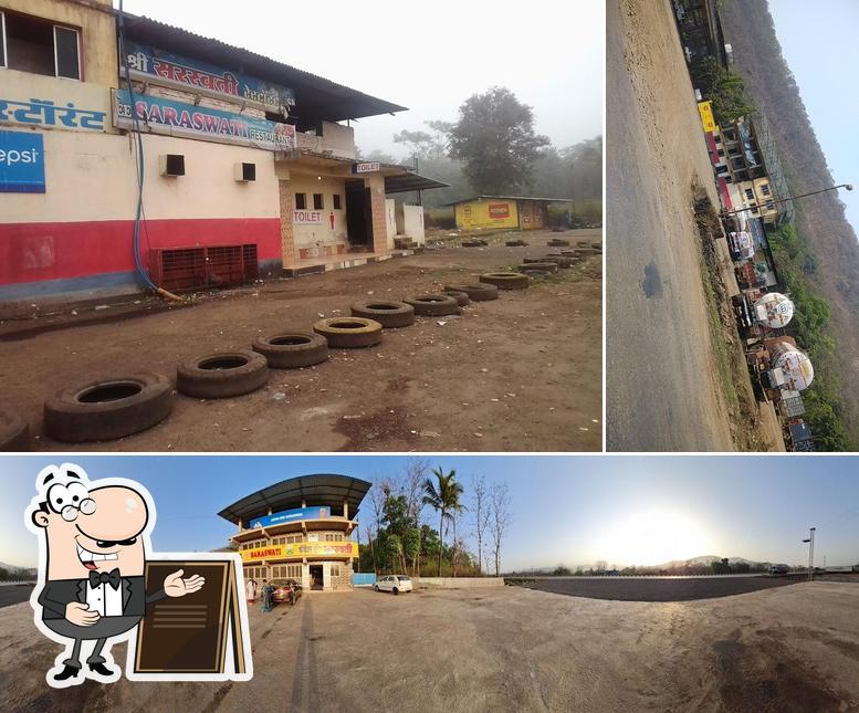 The exterior of Saraswati Restaurant