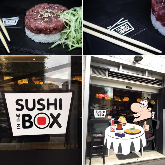 Ordina un hamburger a Sushi in the Box