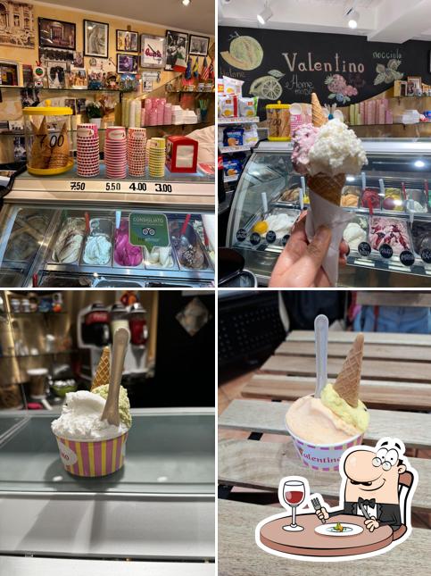 Platti al Gelateria Valentino