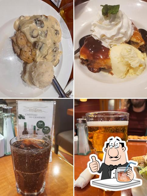 Voici l’image représentant la boire et nourriture sur Getaway Restaurant Innisfil