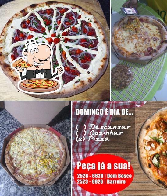 Consiga pizza no Pizzaria Dom Bosco