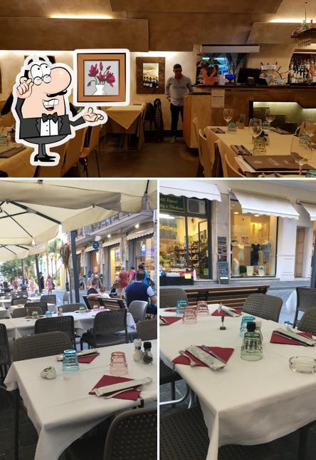 Dai un’occhiata alla foto che presenta la interni e cibo di Alassio Damare Restaurant Bar