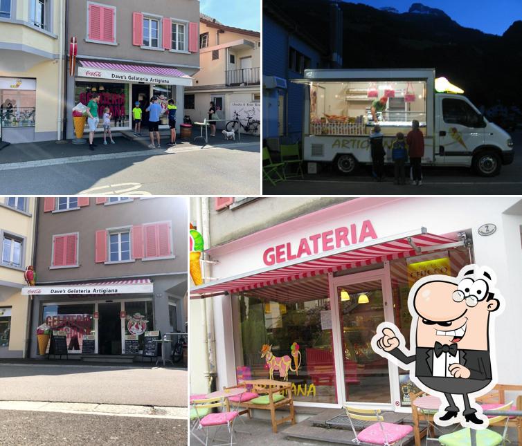 Gli interni di Gelateria Artigiana