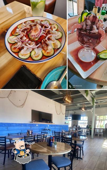 The photo of Mariscos Don Timón Mar y Tierra’s food and interior