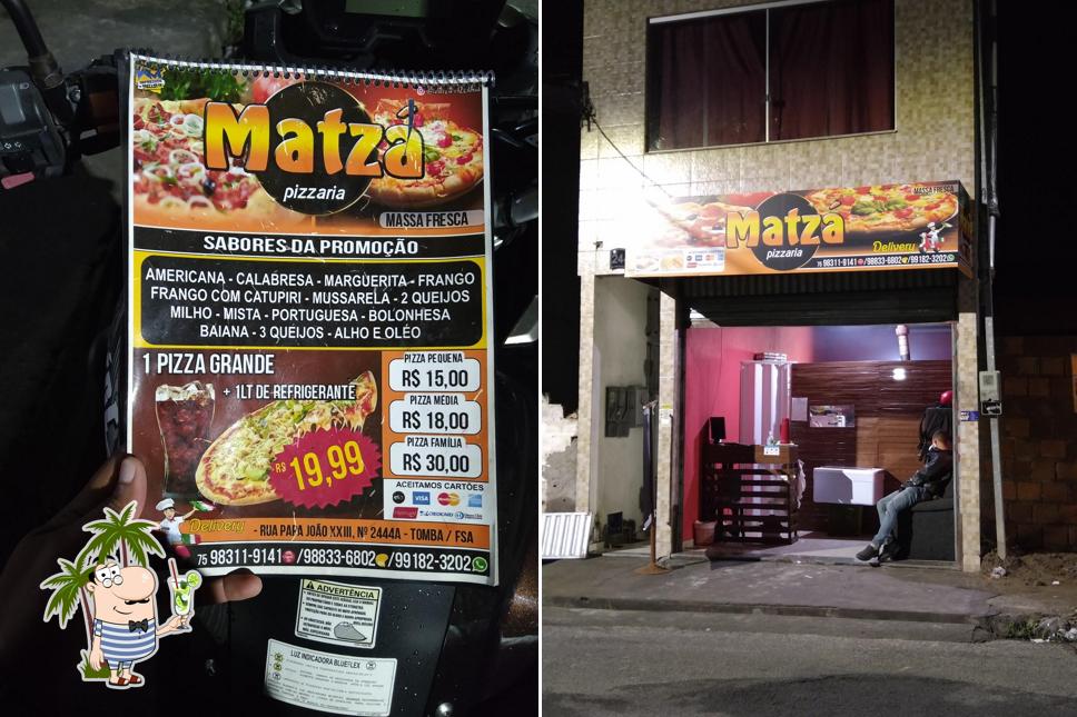 See this pic of Pizzaria Matzá