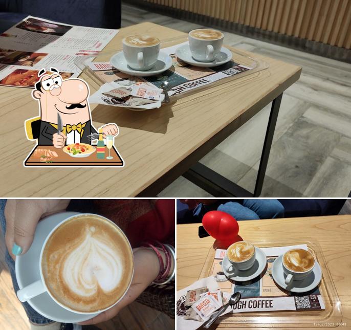 The photo of Barista’s food and interior