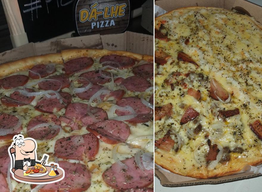 Consiga diferentes tipos de pizza