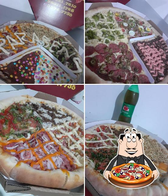 Consiga diferentes variedades de pizza