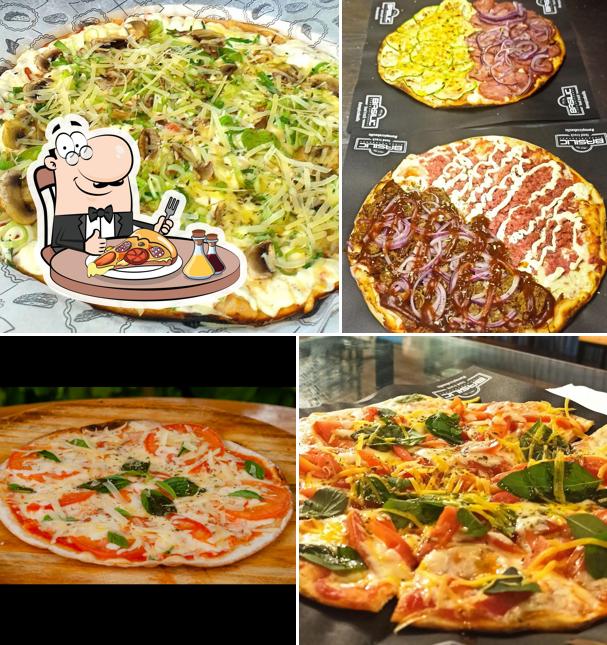 Escolha pizza no Basilic Festas e Eventos