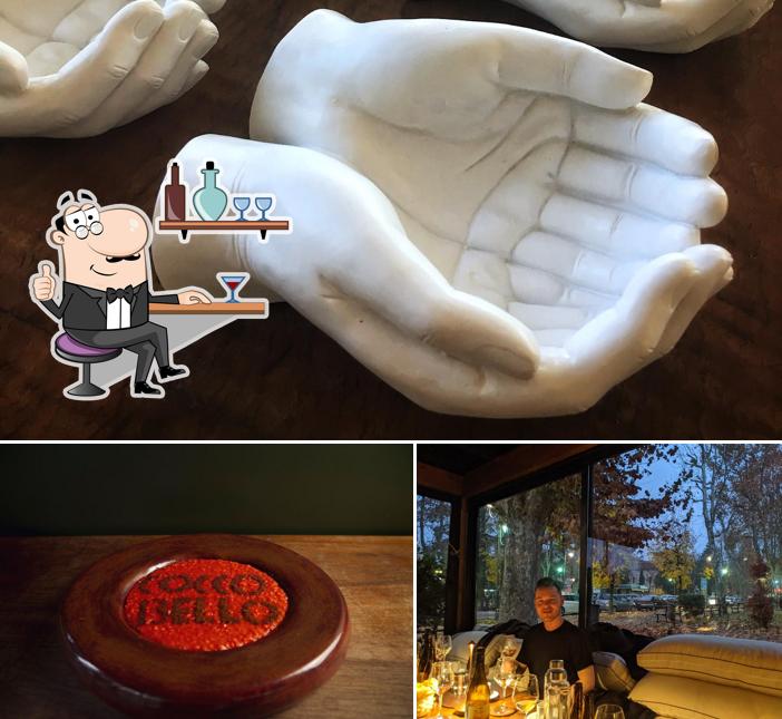 Guarda la immagine che raffigura la interni e esterno di Osteria Billis