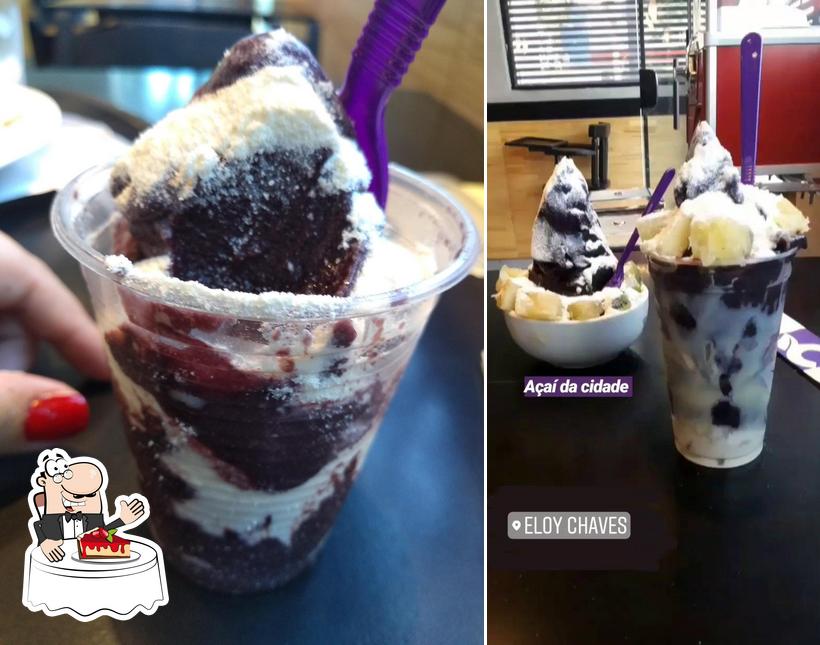 Açaí da Cidade oferece uma gama de sobremesas