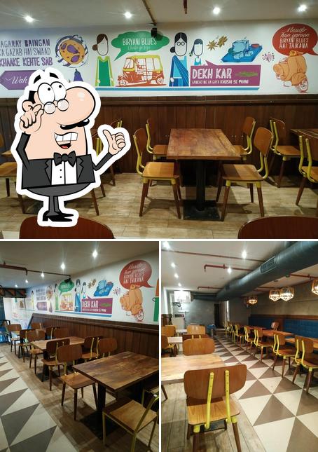 The interior of Biryani Blues