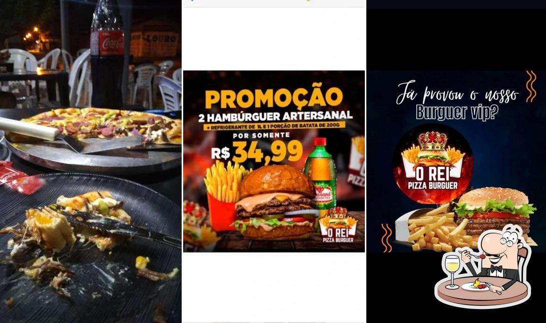 Comida em PIZZA BURGUER OREI