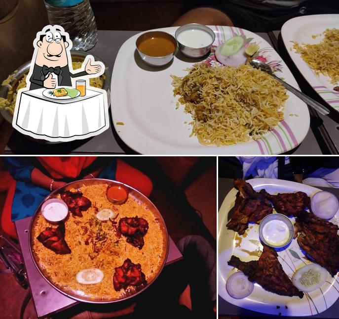 Food at The Arabian Nights Restaurant