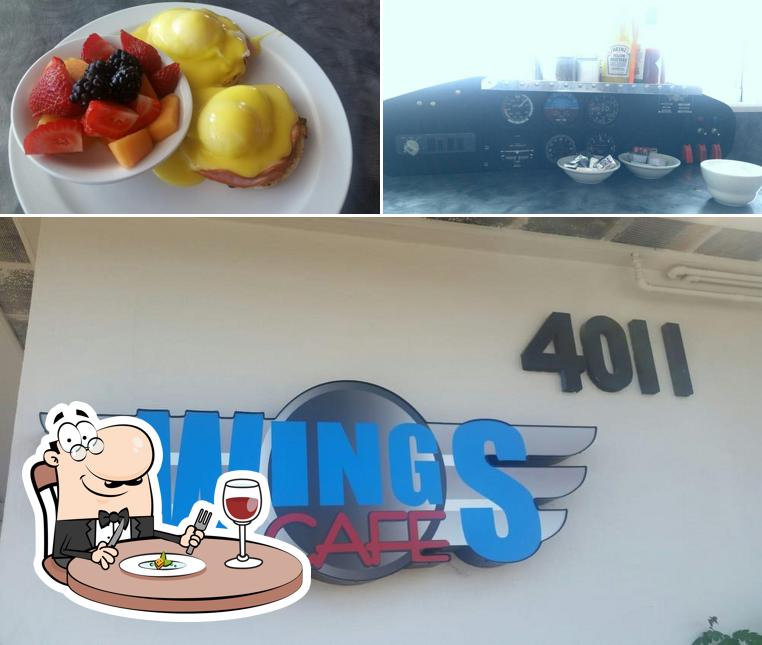 Wings Cafe in Fullerton Restaurant menu and reviews