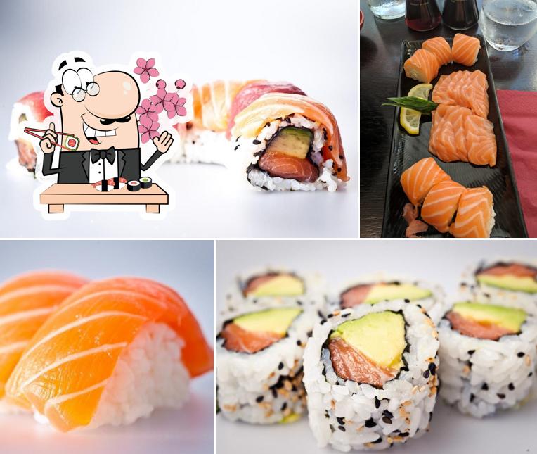 Les sushi sont servis à Au Temps Sushi