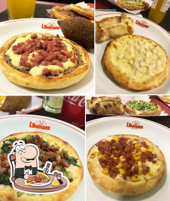 Peça pizza no Esfiharia Libanesa