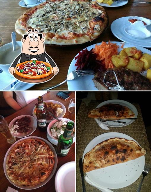 Elige una pizza en Restaurant „Maratonec“