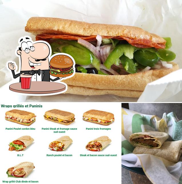 Essayez un hamburger à Subway