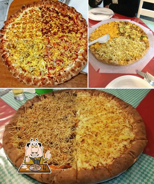 Escolha diferentes estilos de pizza