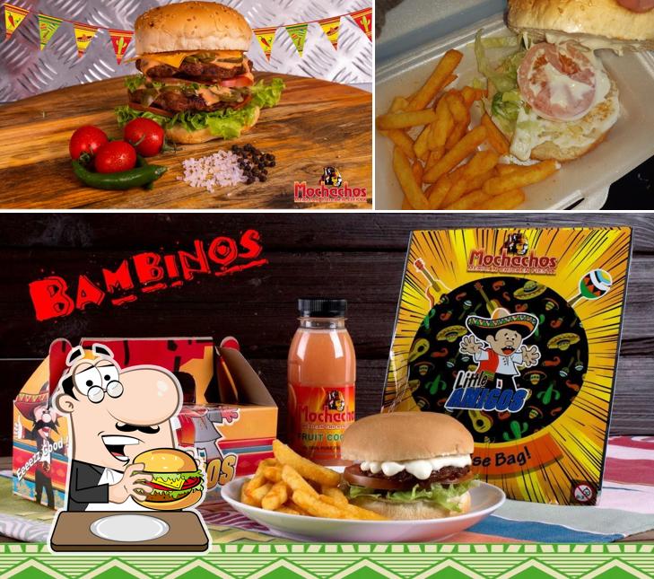 Try out a burger at Mochachos Pineslopes