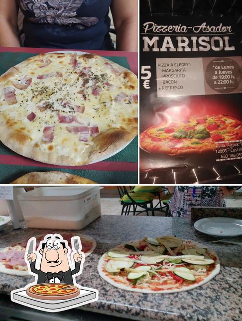 Закажите пиццу в "Asador Pizzería Marisol"