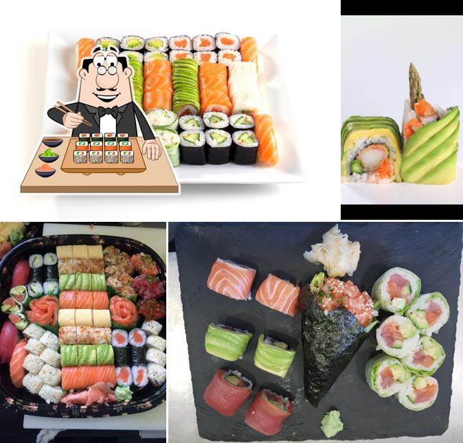 Essayez de nombreuses options de sushi