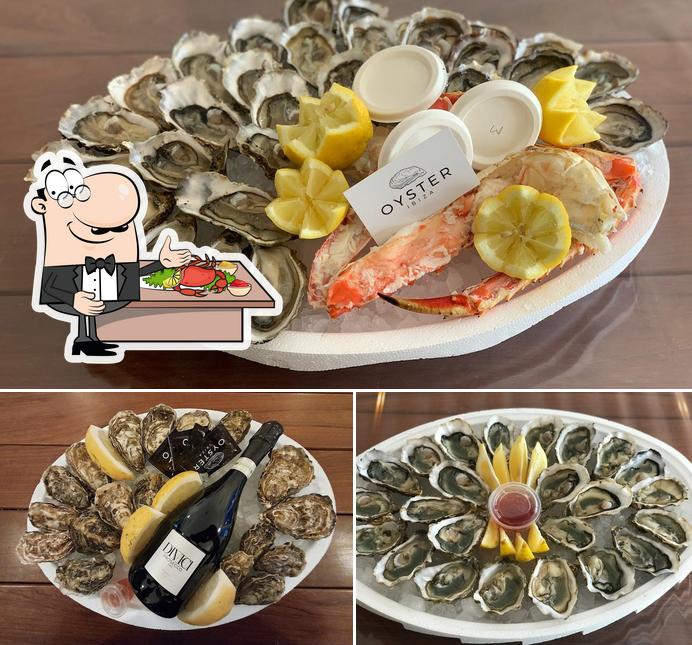 Посетители "Oyster Ibiza" могут попробовать различные блюда из морепродуктов