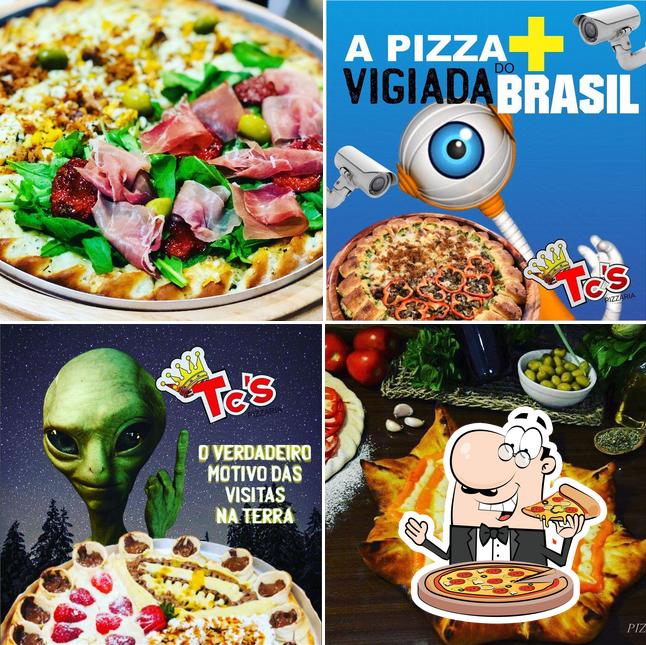 Experimente pizza no Tico's Pizzaria