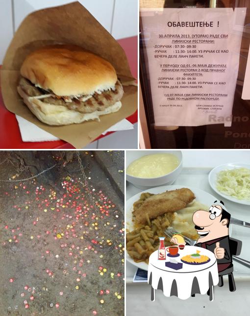 Try out a burger at Студентски ресторан код Економског и Правног факултета