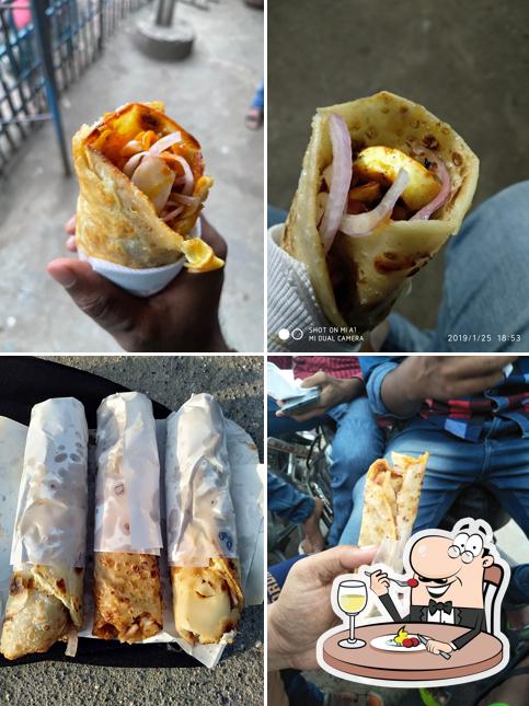 Food at Daman Jetty Rolls