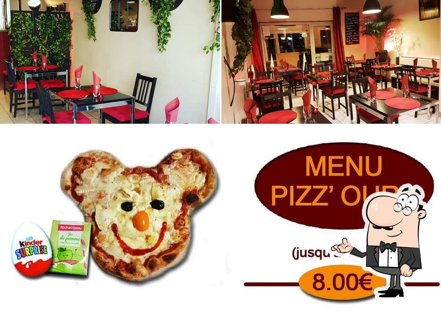 Pizz'A Nous se distingue par sa intérieur et nourriture